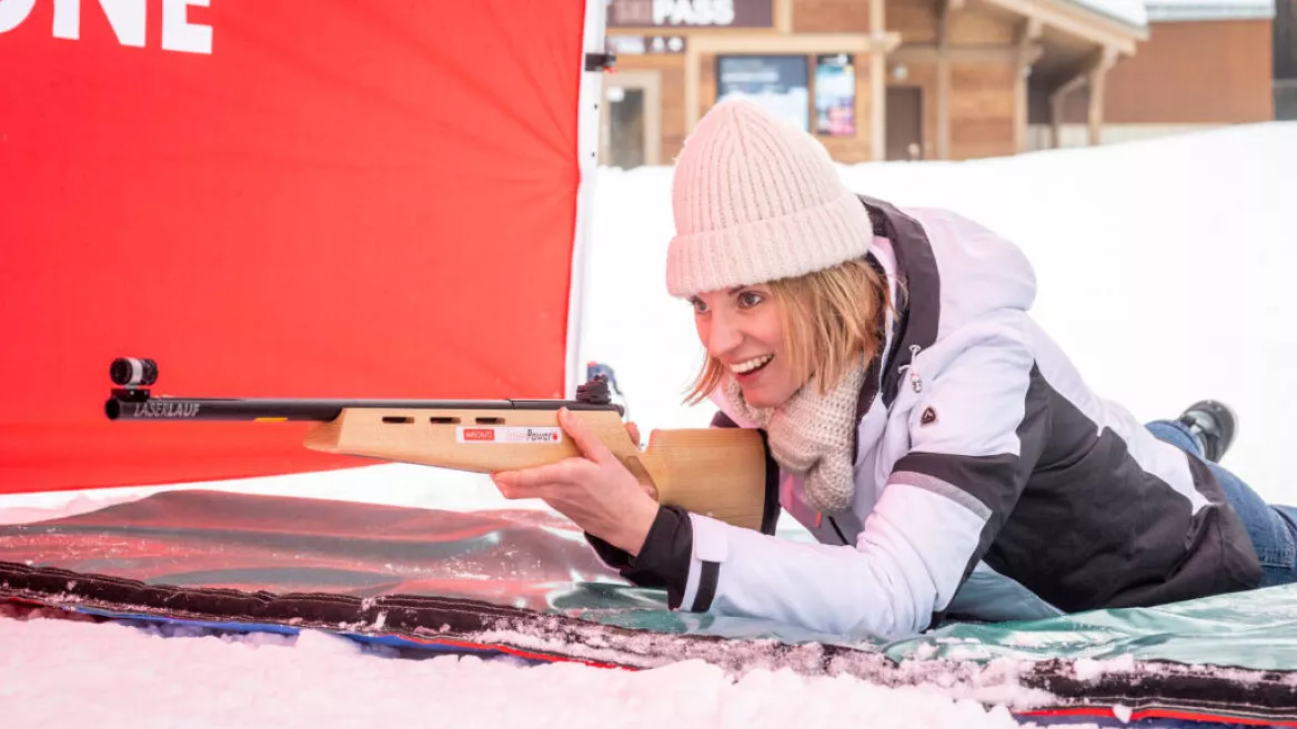 Laser biathlon_La Plagne