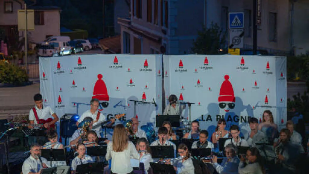 Concert by the Harmonie d'Aime orchestra_Aime-la-Plagne