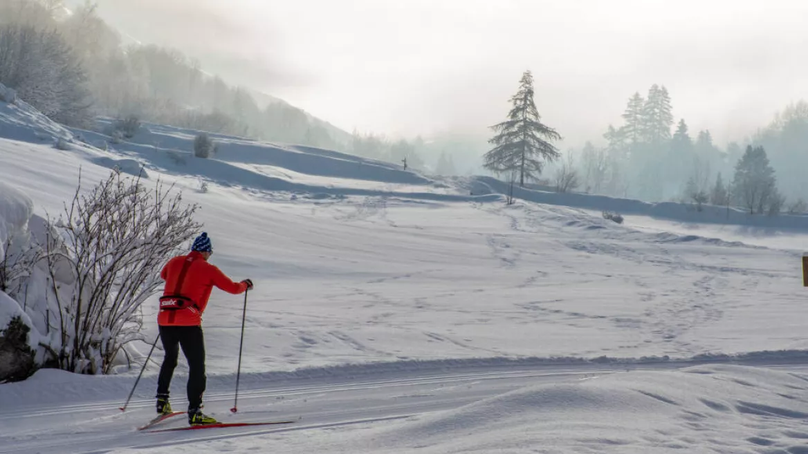Cross-country skiing lessons