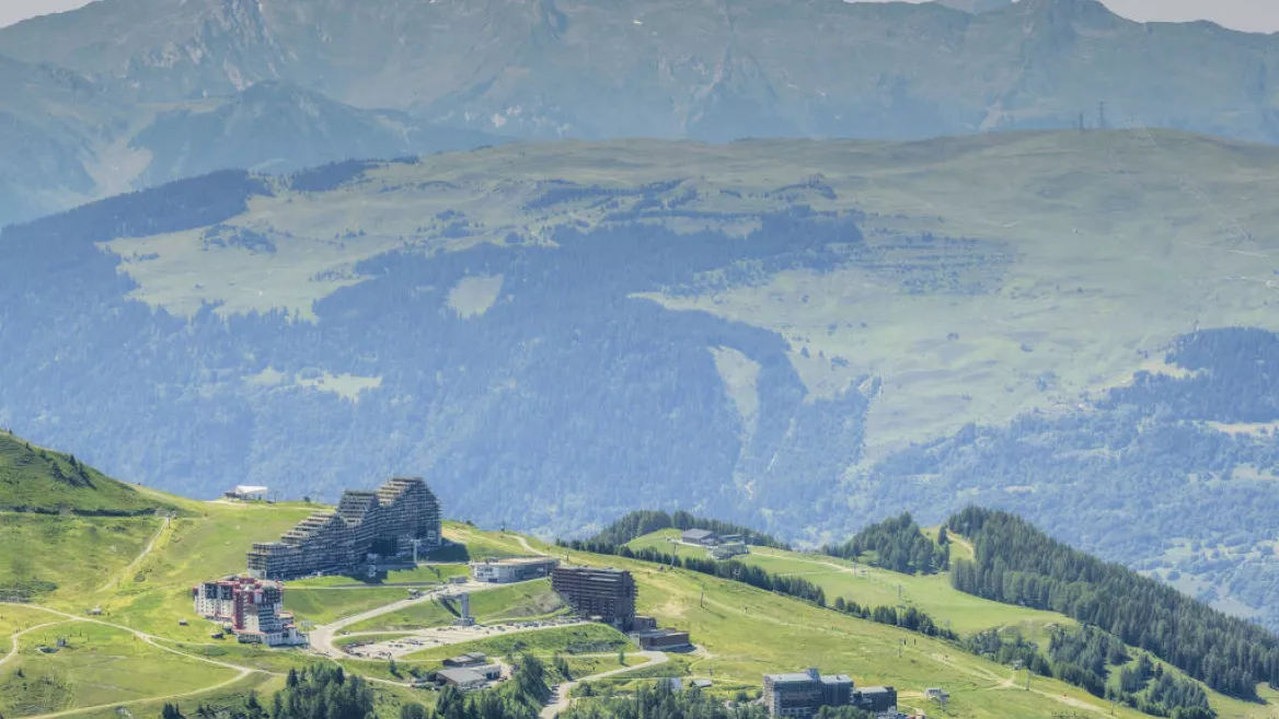 Plagne Aime 2000 trail