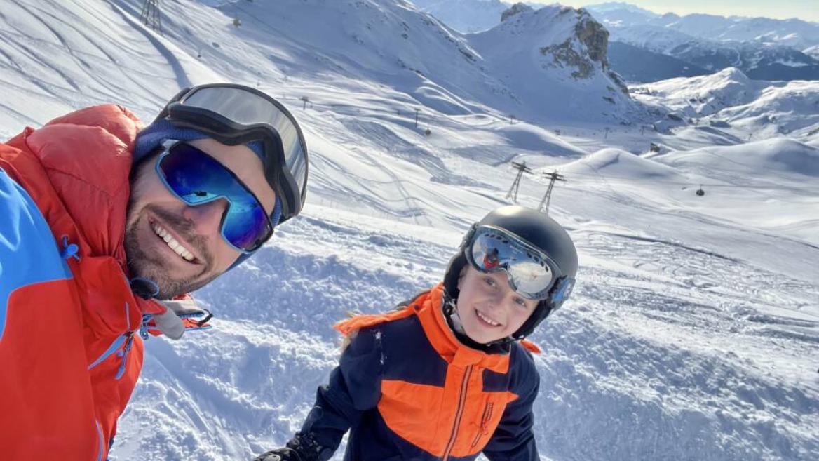 Skiing for children