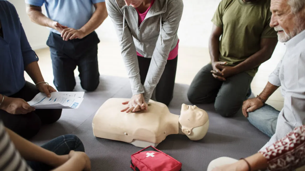 First Aid Training with the EAC_Aime-la-Plagne