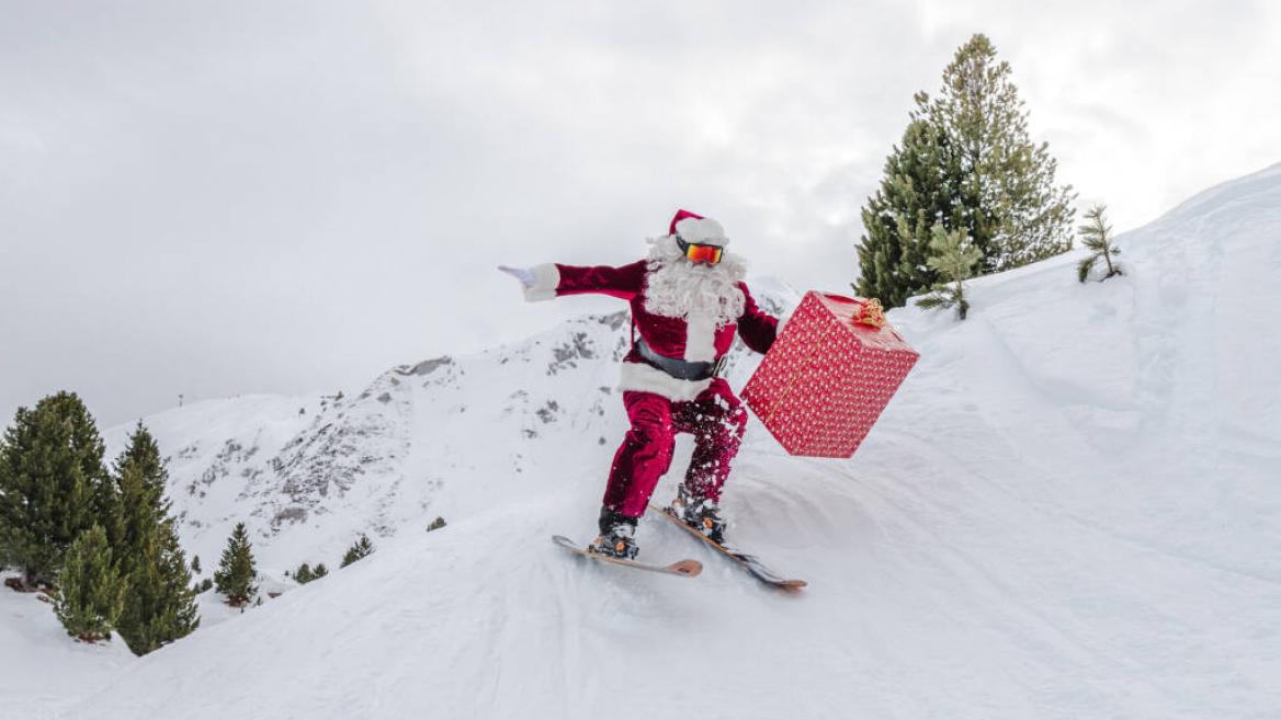 Santa on the slopes_Champagny-en-Vanoise