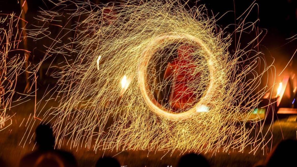 Spectacle de feu Drakonia_La Plagne