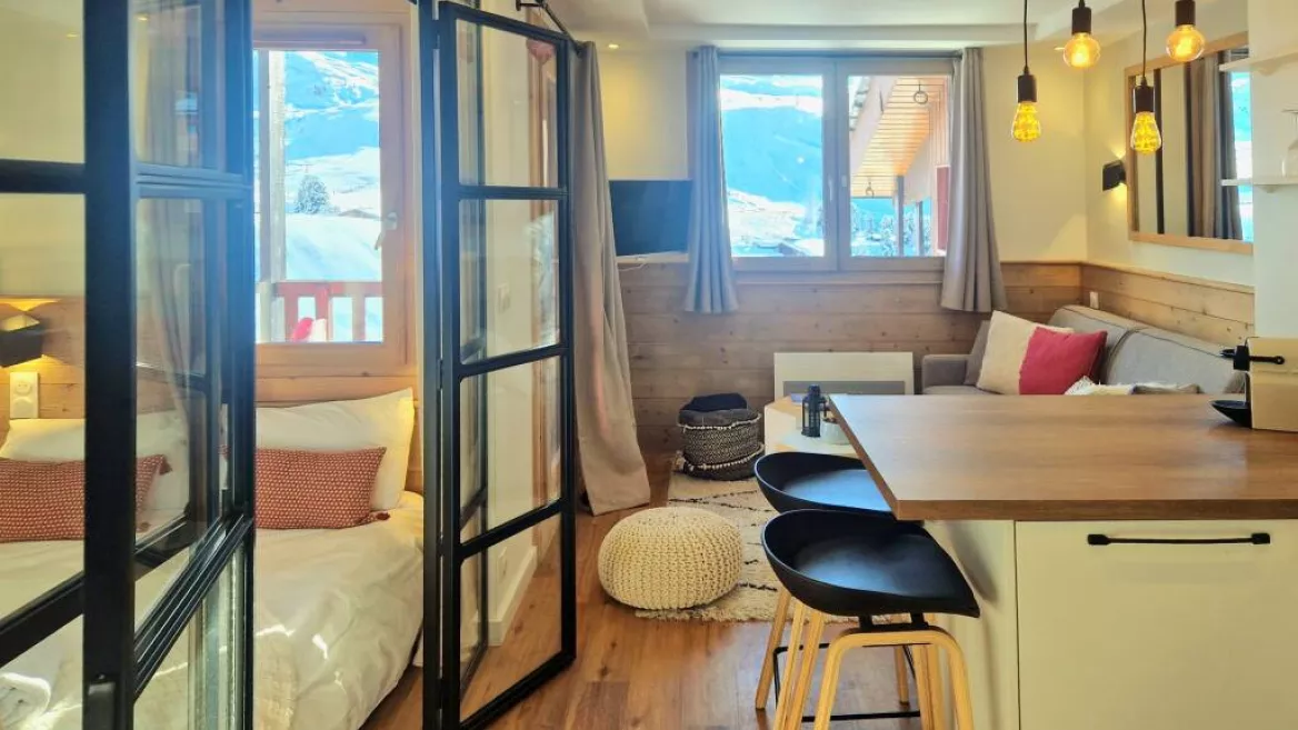 Le refuge de Belle Plagne