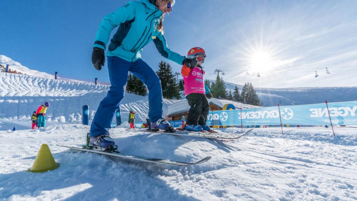 Cours de ski enfants Oxygène