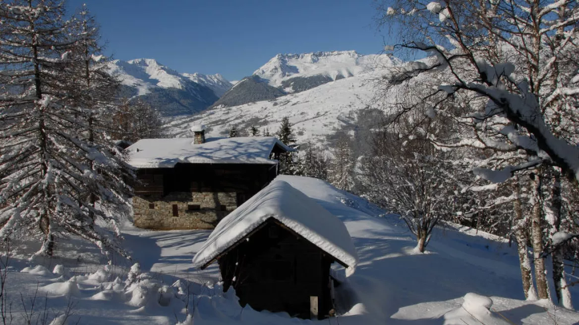 Itinéraire raquette "Montchavin-Les Coches par Praz Salvard"