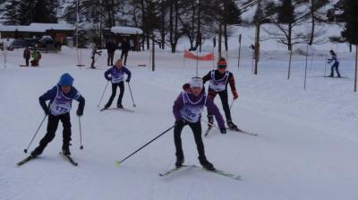 Derby nordique: Cross-country skiing race by night