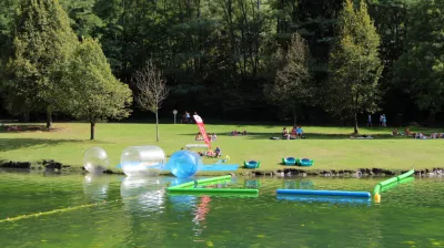 Pedalokid vallée de la Plagne base des Versants d'Aime