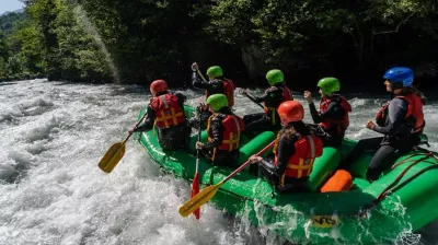 Rafting ion the river Isère_Aime-la-Plagne