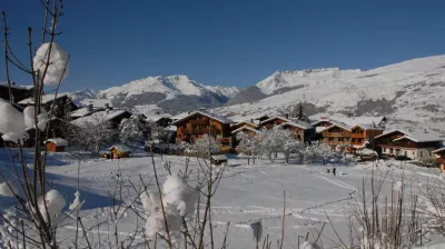 Village of Montchavin under the snow