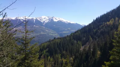 La Pesée hamlet trail, La Plagne valley