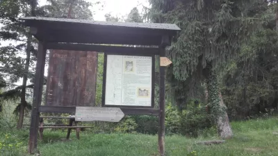 La Combe de Villette footpath, La Plagne valley