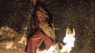 Fire show_Champagny-en-Vanoise