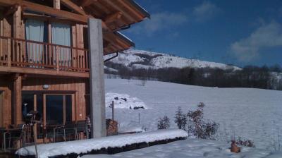 Chalet M exterior in winter