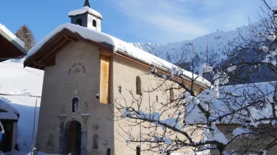 chapel in winter
