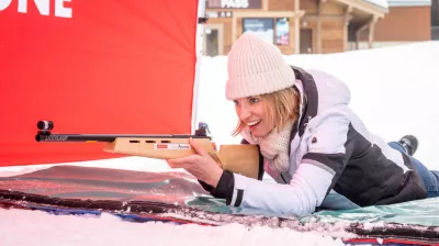 Laser biathlon_La Plagne