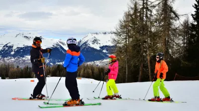 Adult ski lessons