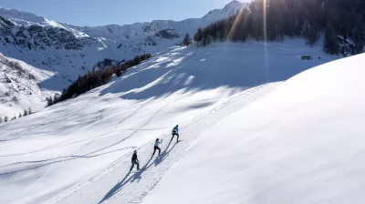 Cross-country skiing lessons