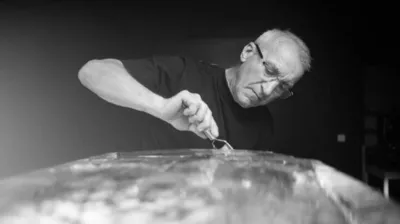 Ice carving demonstration_Champagny-en-Vanoise