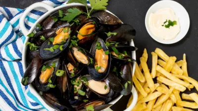 Mussels and chips night_Aime-la-Plagne