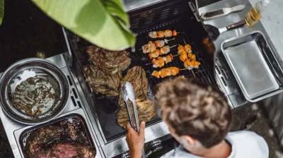 Surf and turf plancha evening_Aime-la-Plagne