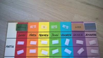 Creative Workshop: Making a Weekly Planner with Velcro_Aime-la-Plagne