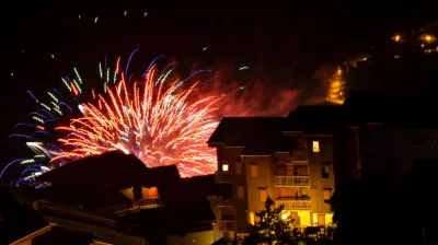 July 14th fireworks!_Montchavin-les-Coches