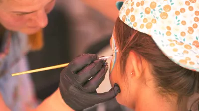 It's Carnival! Children's make-up_La Plagne