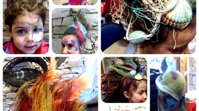 The Kid Fest - workshop on makeup and eccentric hairstyles_Plagne-Montalbert