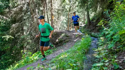 Trail running routes Montalbert