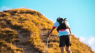 Steep climb TRAIL route - La Rossa_Champagny-en-Vanoise