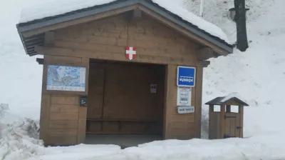 Shuttle stop Montchavin