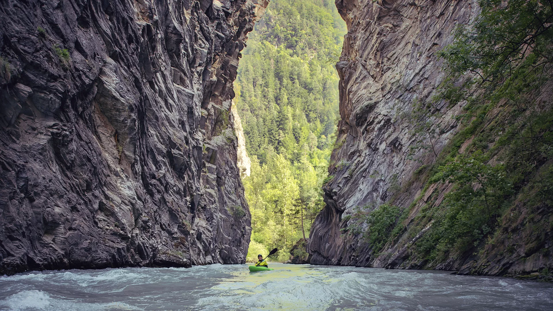 Hydrospeed gorges de villette à La Plagne