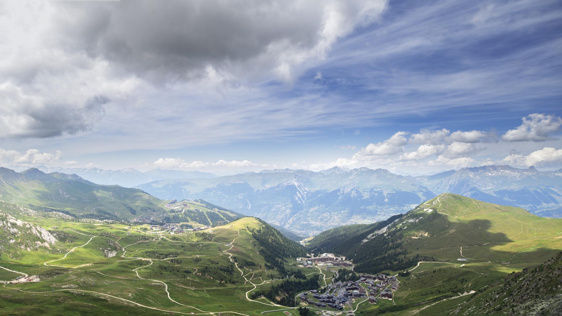 Panorama la Plagne