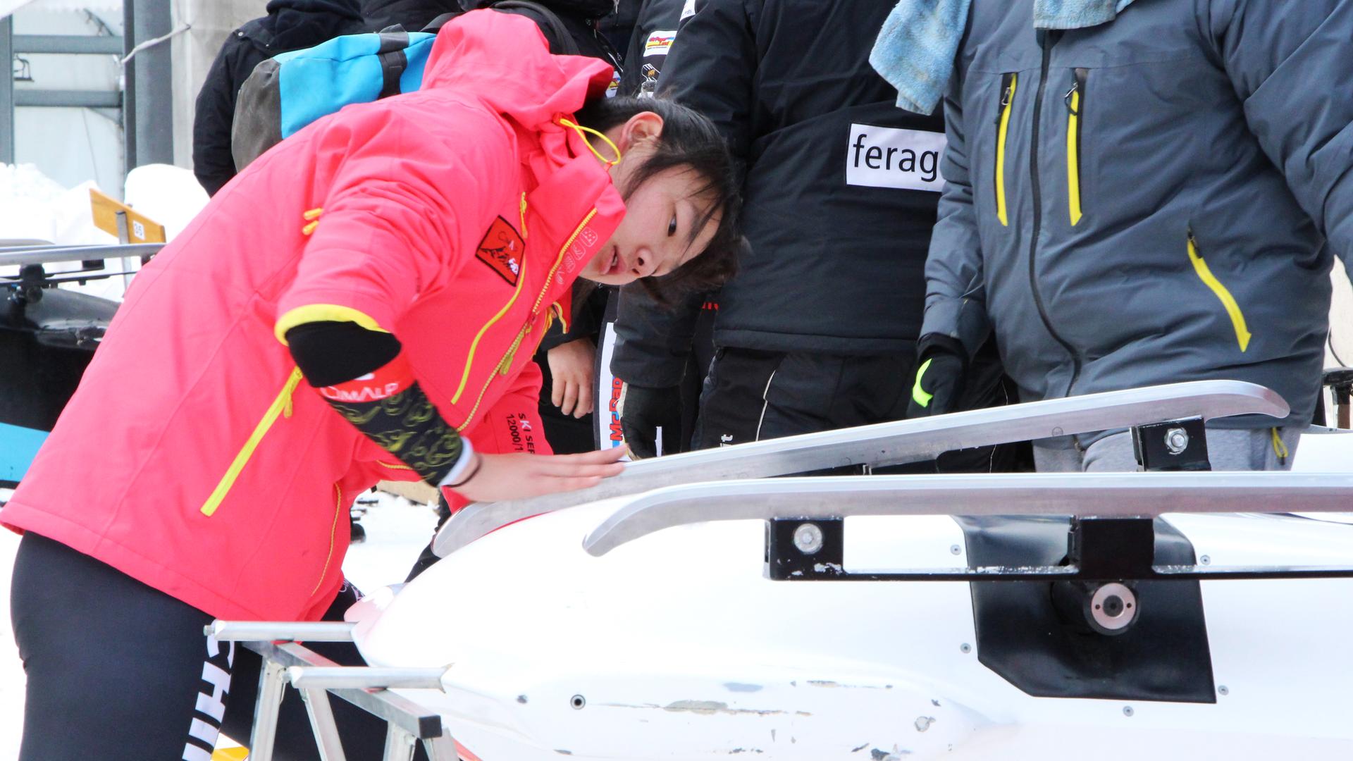 Coupe du monde de bobsleigh préparation La Plagne