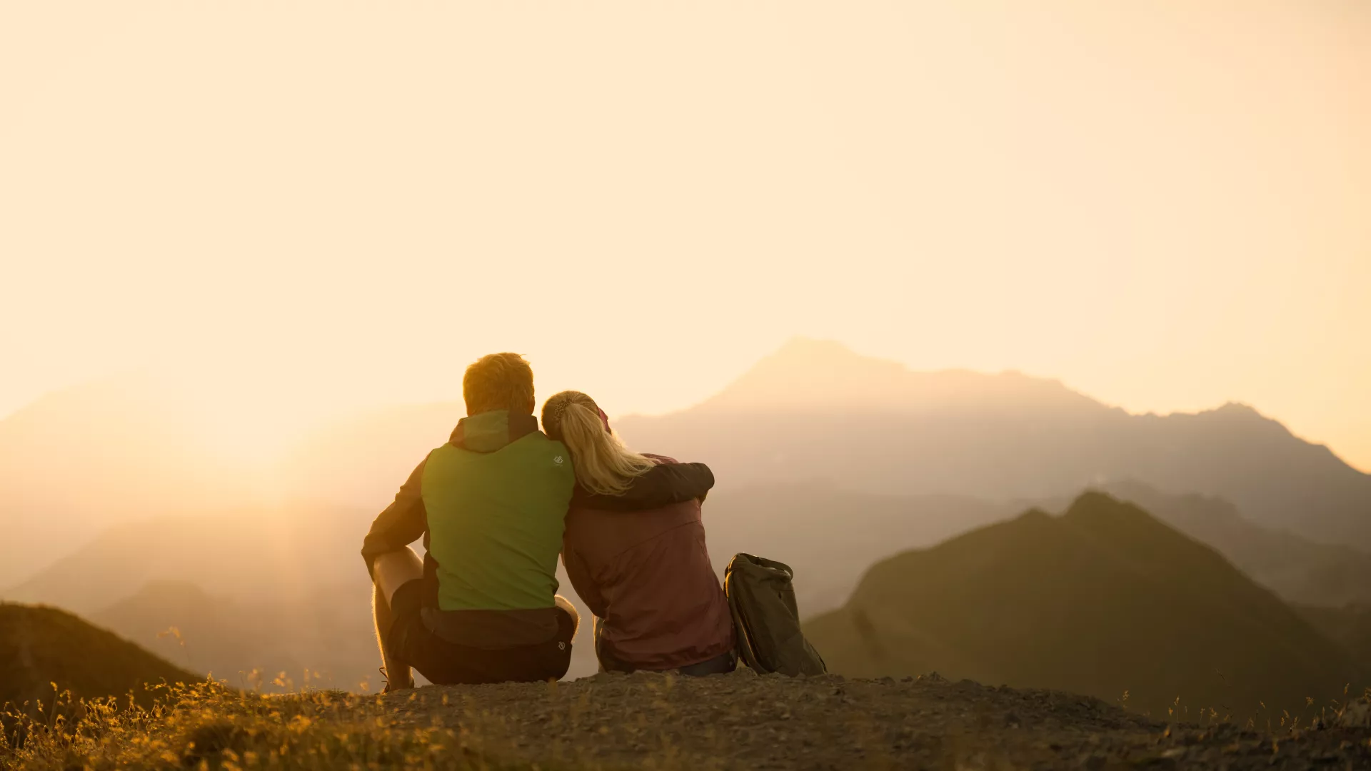 Levé de soleil en amoureux sur el Mont Jovet