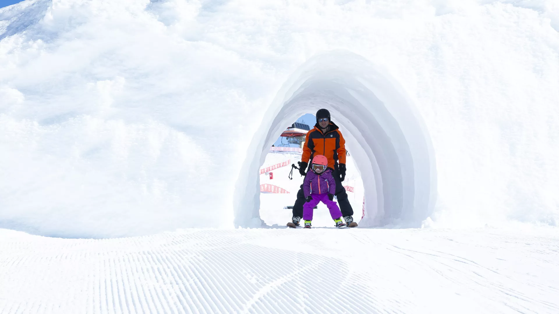 Fun slope en famille à La Plagne