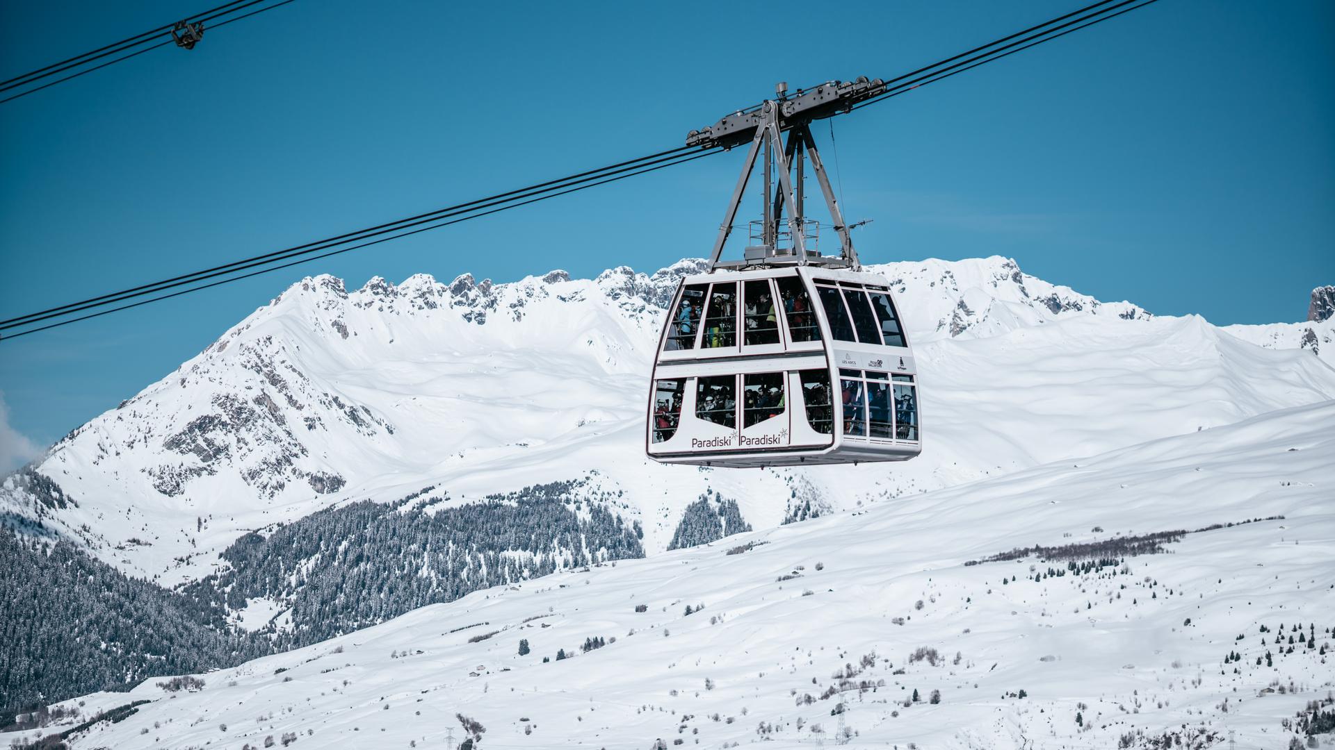 Vanoise Express vue montagne La Plagne Paradiski