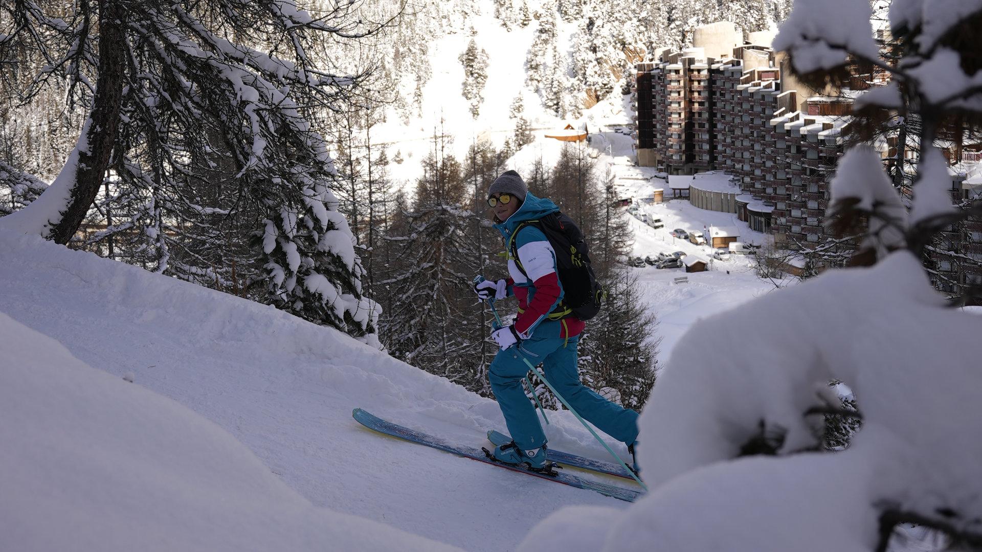 Ski de randonnée à La Plagne