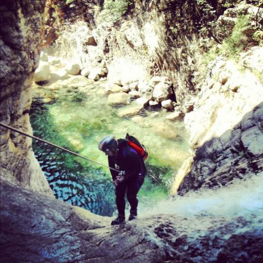 Canyoning Francois Allemoz Plagne Centre Canyoeing in Plagne