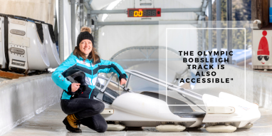 La piste olympique de bobsleigh _accessible_ aussi