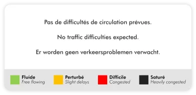Prévision de circulation pour La Plagne Prévision de circulation pour La Plagne