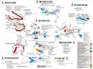parking la plagne altitude